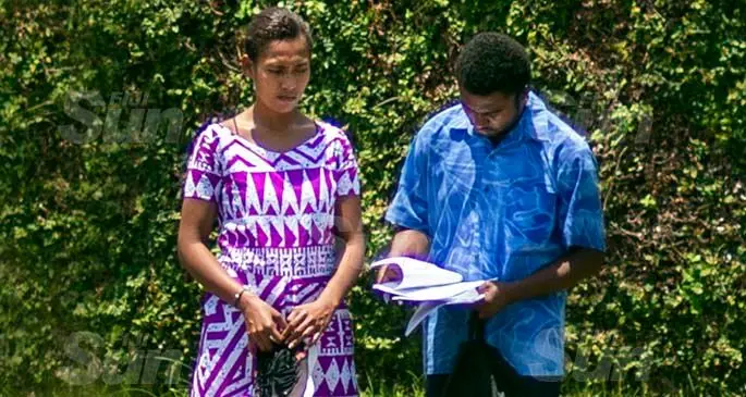 Merewalesi Bukivere (left), and Saimoni Tuwei. Photo: Leon Lord