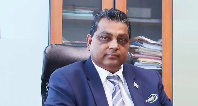 Biosecurity Authority of Fiji acting chief executive officer Surend Pratap at his office in Suva, on September 10, 2021.