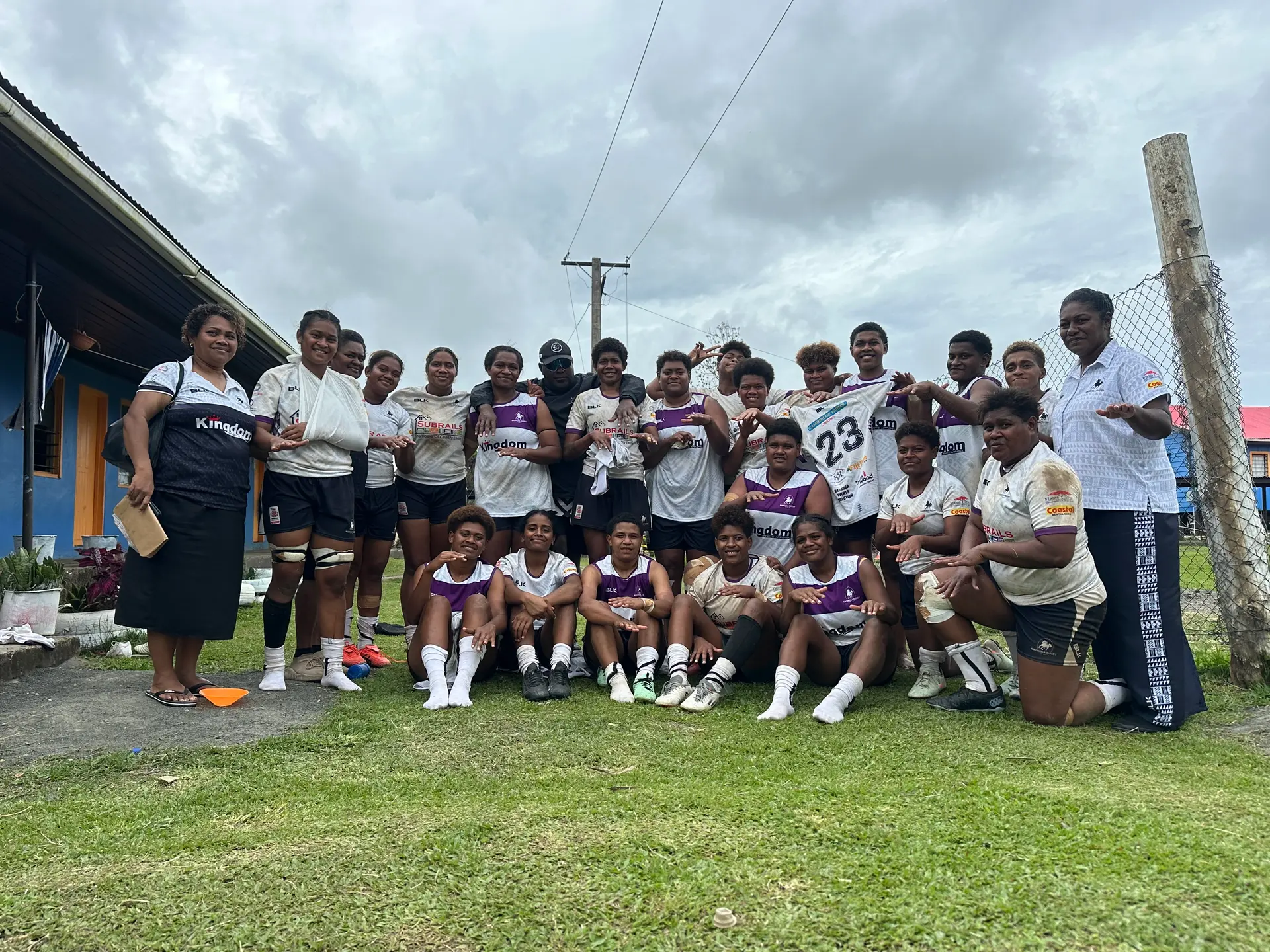 Nadroga women's rugby team.