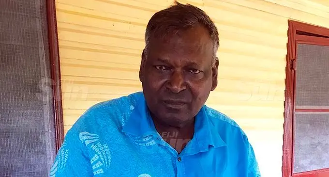 Sudama Nand inside his home at Qelewaqa in Labasa on September 3, 2020. Photo: Shratika Naidu