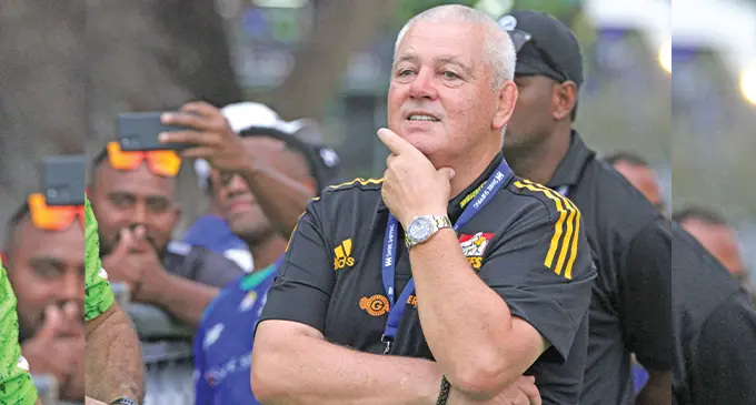 Chiefs Rugby director Warren Gatland at Lautoka’s Churchill Park on May 28, 2022. Photo: Waisea Nasokia