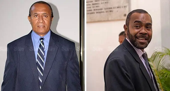 SODELPA MPs Ro Filipe Tuisawau (left) and Mosese Bulitavu. Photos: Ronald Kumar