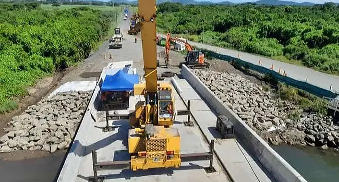 The Korovou Bridge along the Kings Road in Tavua. Source: Fiji Roads Authority.
