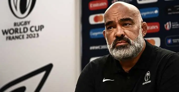 Fiji's head coach Simon Raiwalui. Source: AFP