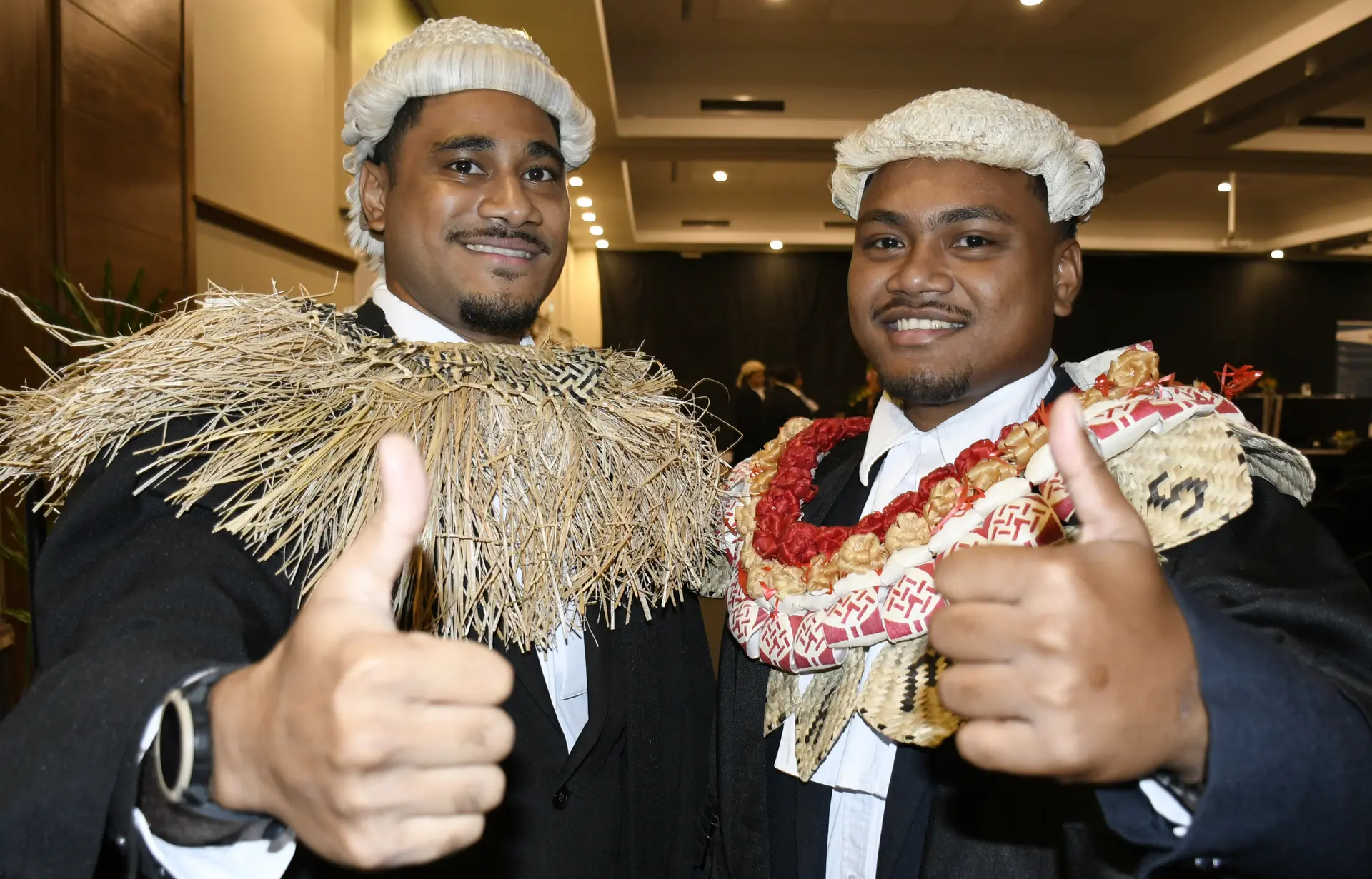 Joshua Matanaicake (left) and Semi Qamesa