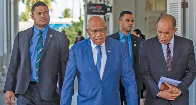 Prime Minisiter Sitiveni Rabuka. Photo: Leon Lord