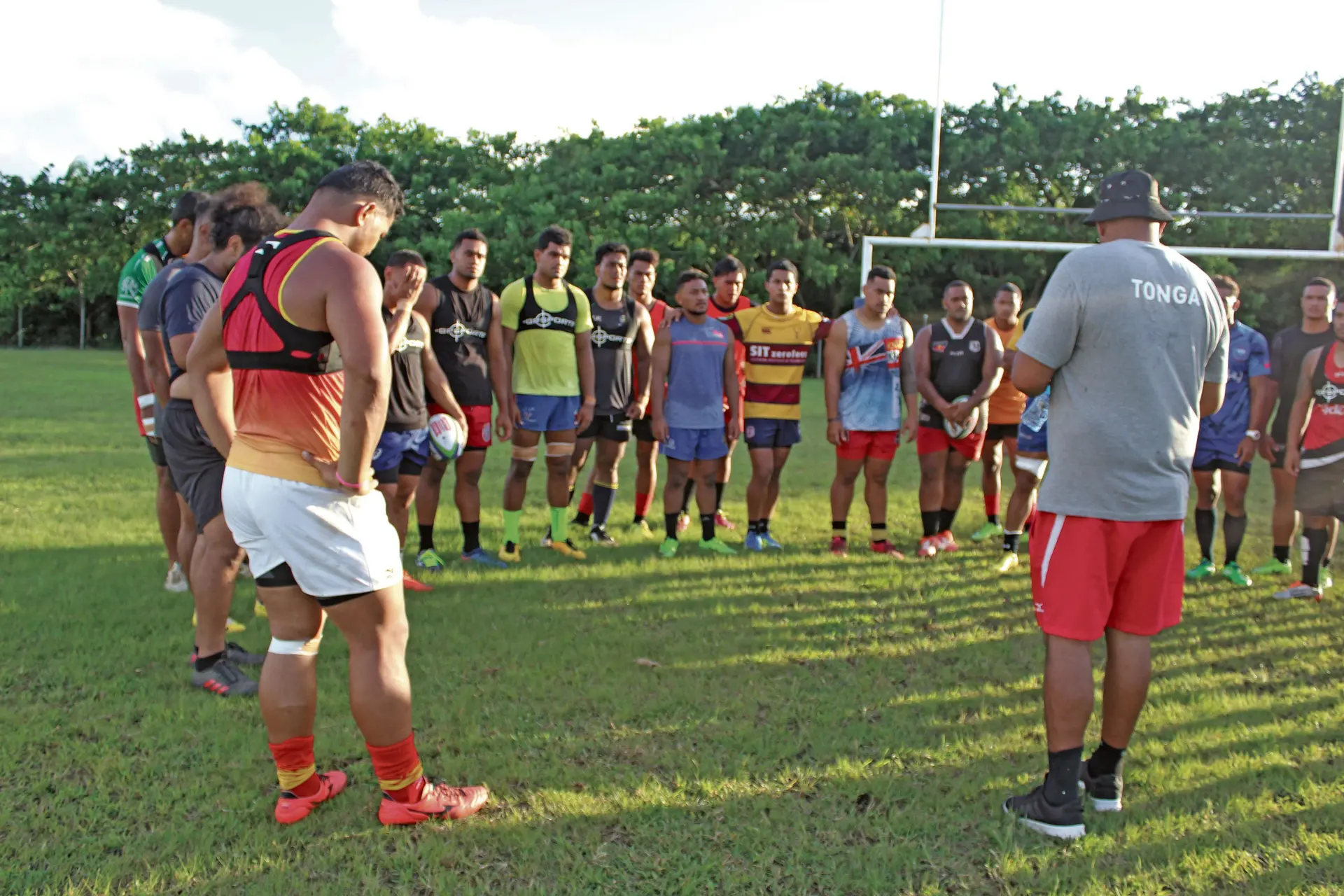 Tonga A team during training on March 7,2018.  Photo: Simione Haravanua