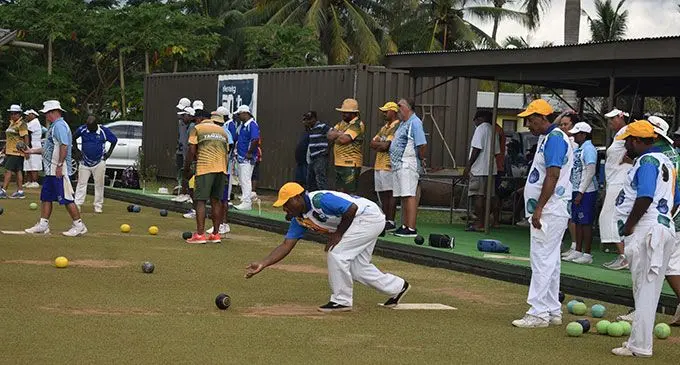 Action From The 2019 Sunny West Carnival Bowls At The Nadi Sports And Social Club. Photo: Waisea Nasokia