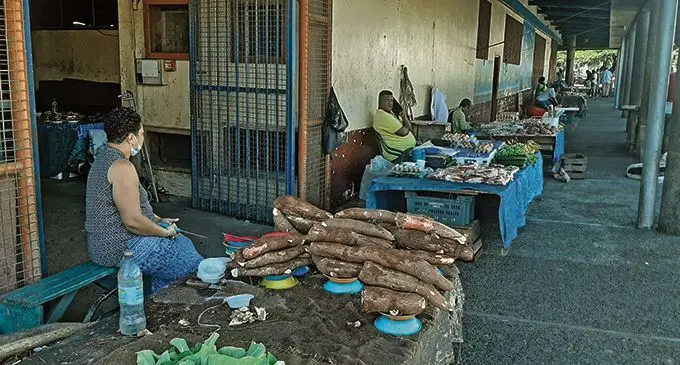 Vendors at the Lautoka Municipal Market. Photo: Salote Qalubau
