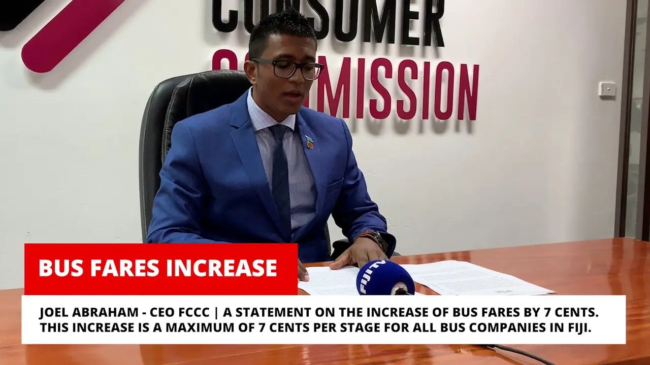 Fiji Competition and Consumer Commission Presser: Increase In Bus Fare