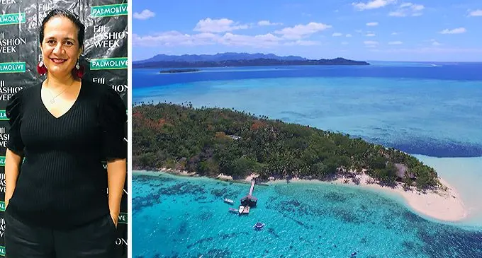 Letila Mitchell was at the Fiji Fashion Week show last week and Leleuvia Island Resort.
