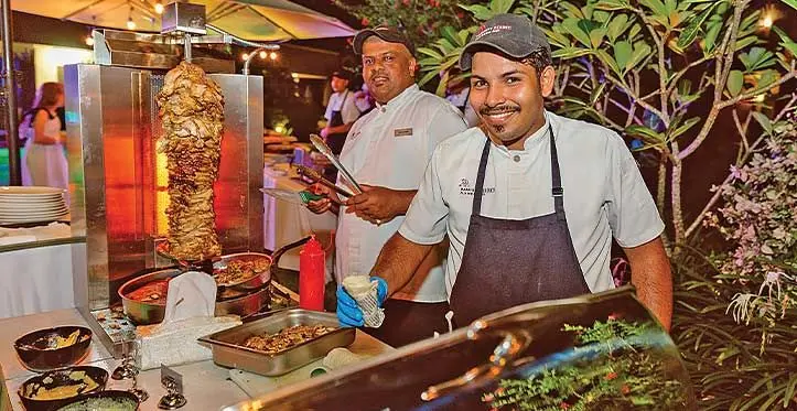 Fiji Marriott Resort Momi Bay staff members.