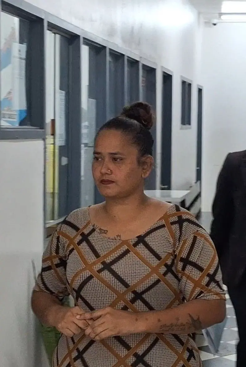 TikToker Pranjeeta Shalini Chand at the Nadi Magistrate Court on December 30, 2025.