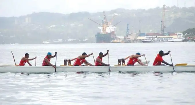 Takia Outrigger Canoe Club training in Suva. Photo: Fiji Outrigger