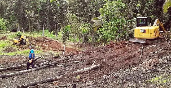Civil works carried out at Naro, Wainunu, Bua.