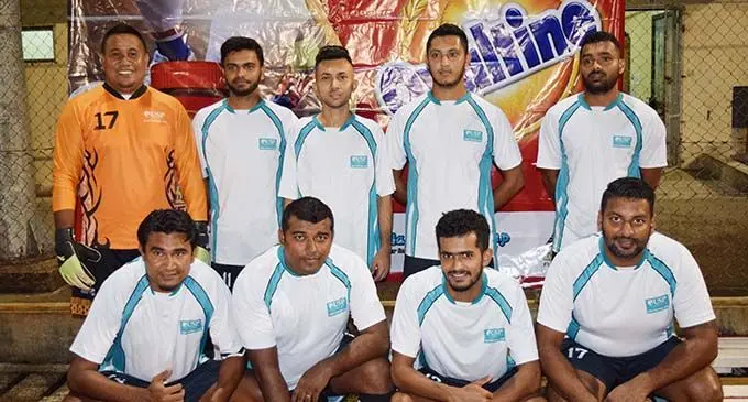 The University of the South Pacific team during the Ovaltine business-house futsal tournament. Photo: Bula Events Group