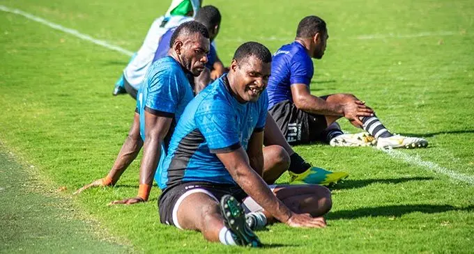 Fijian sevens squad member, Josua Vakurinabili after a training session at Albert Park, Suva on January 13, 2021.  Photo: FRU Media
