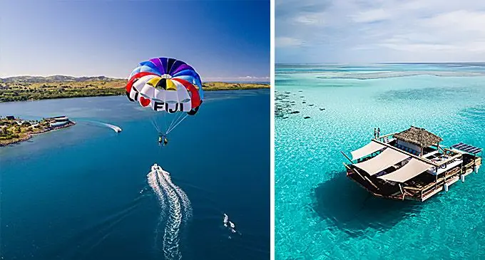 Enjoy parasailing with Surf Dive and Ski Watersports and Cloud 9 is sure to give you the added experience.