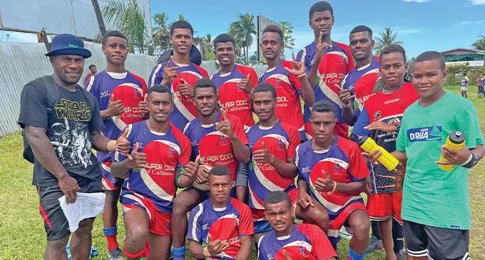 The Supercool Vatukoro Under-19 team at Ratu Cakobau Park, Nausori on December 20, 2024. Photo: Ioane Asioli