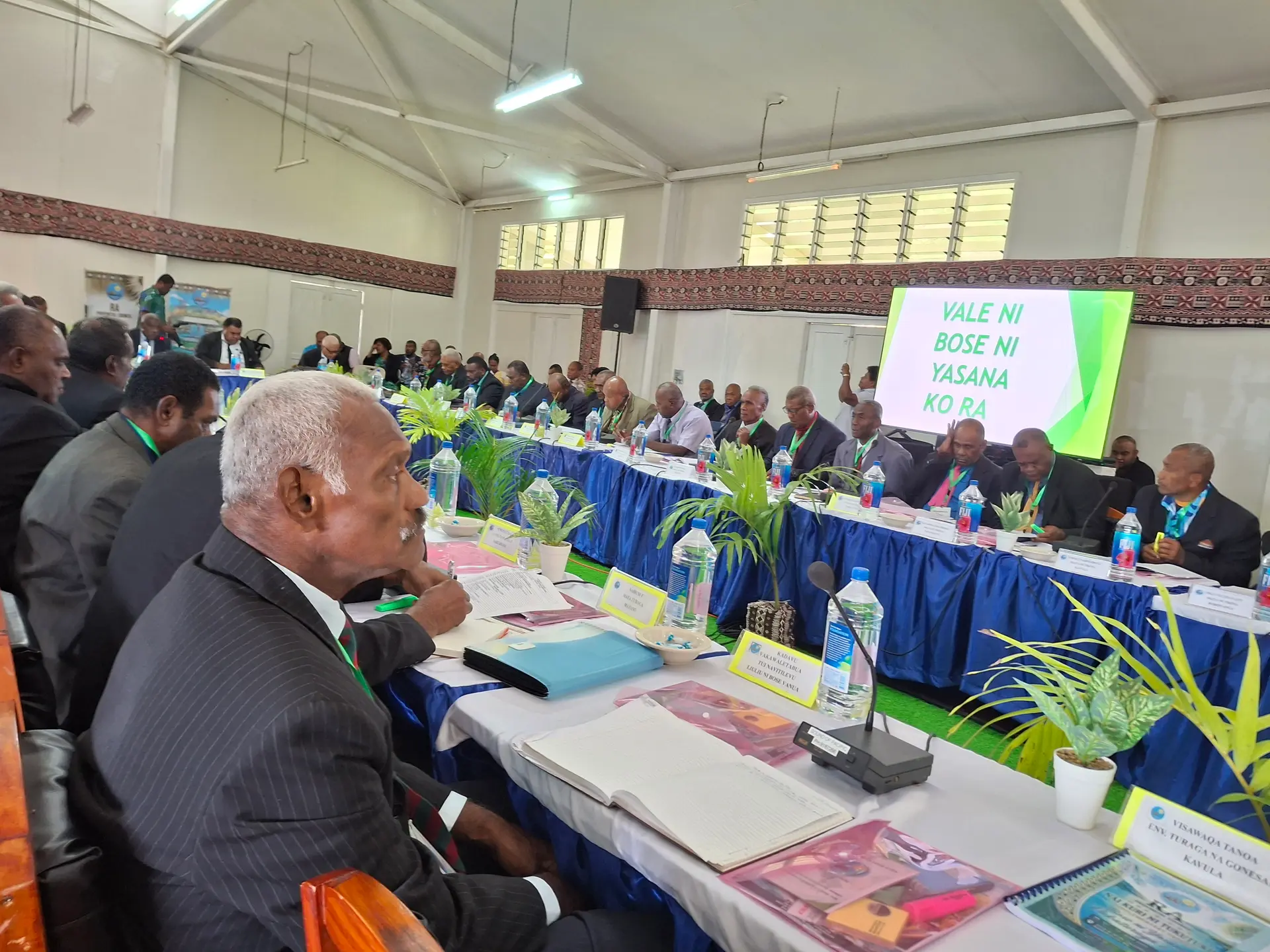 Representatives at the Ra Provincial Council meeting on June 11, 2026.