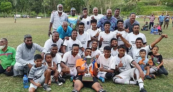Savusavu team winner of super premier division in the Vanua Levu Muslim Inter-District Championship at Subrail Park in Labasa. Photo: Supplied
