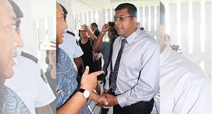 Minister for Waterways Mahendra Reddy in an earlier Court hearing. Photo: Ronald Kumar