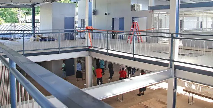 The new two-storey Savusavu Municipal Market that is expected to open next month.
