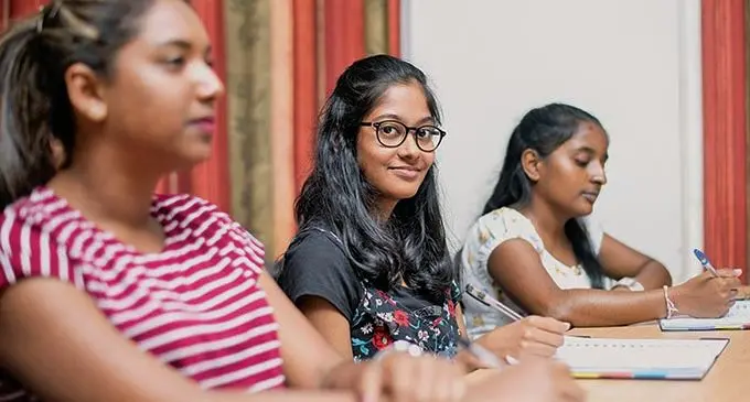 Students from FNU’s College of Medicine, Nursing and Health Sciences (CMNHS) during class. Photo: FNU