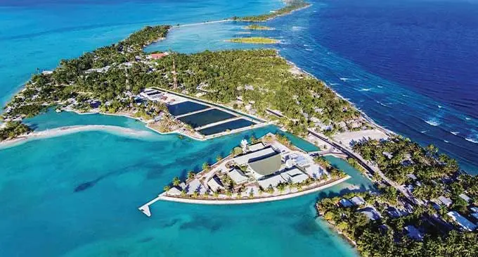 Kiritimati aka Kiribati Port.