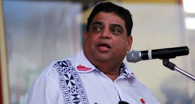 Fiji Football Association president Rajesh Patel .