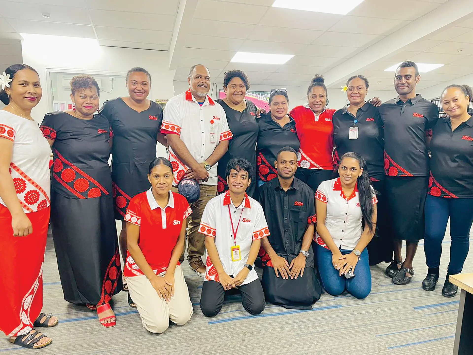 Fiji Sun editorial, finance, advertising and circulation staff members join other media houses in celebrating World Press Freedom Day on May 3, 2026. 