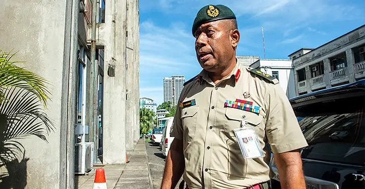 Republic of Fiji Military Forces Commander Major-General Ro Jone Kalouniwai. Photo: Leon Lord
