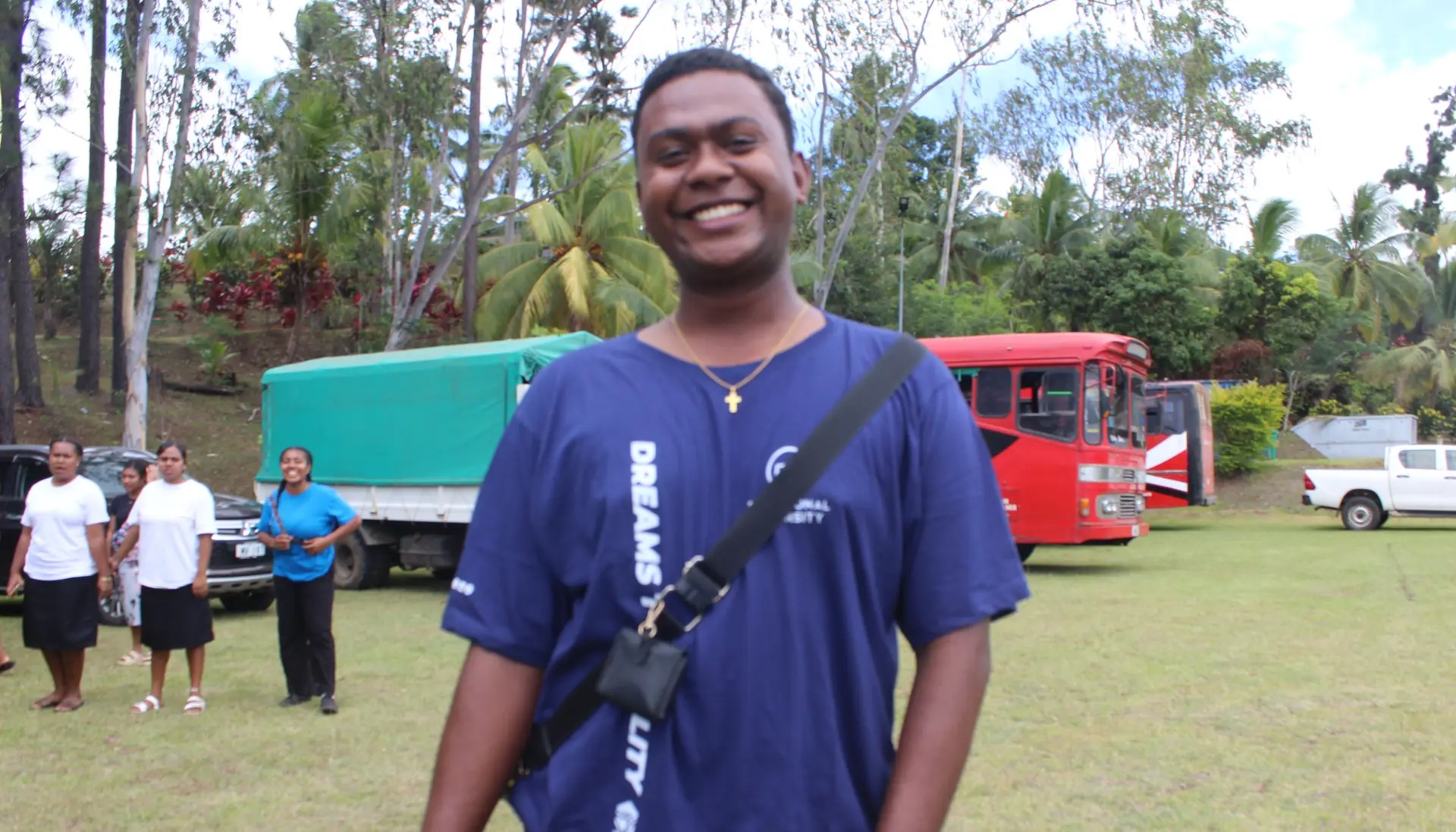 Fiji National University student Tevita Tafanivakataji at Naduna Campus in Labasa on October 3, 2025.