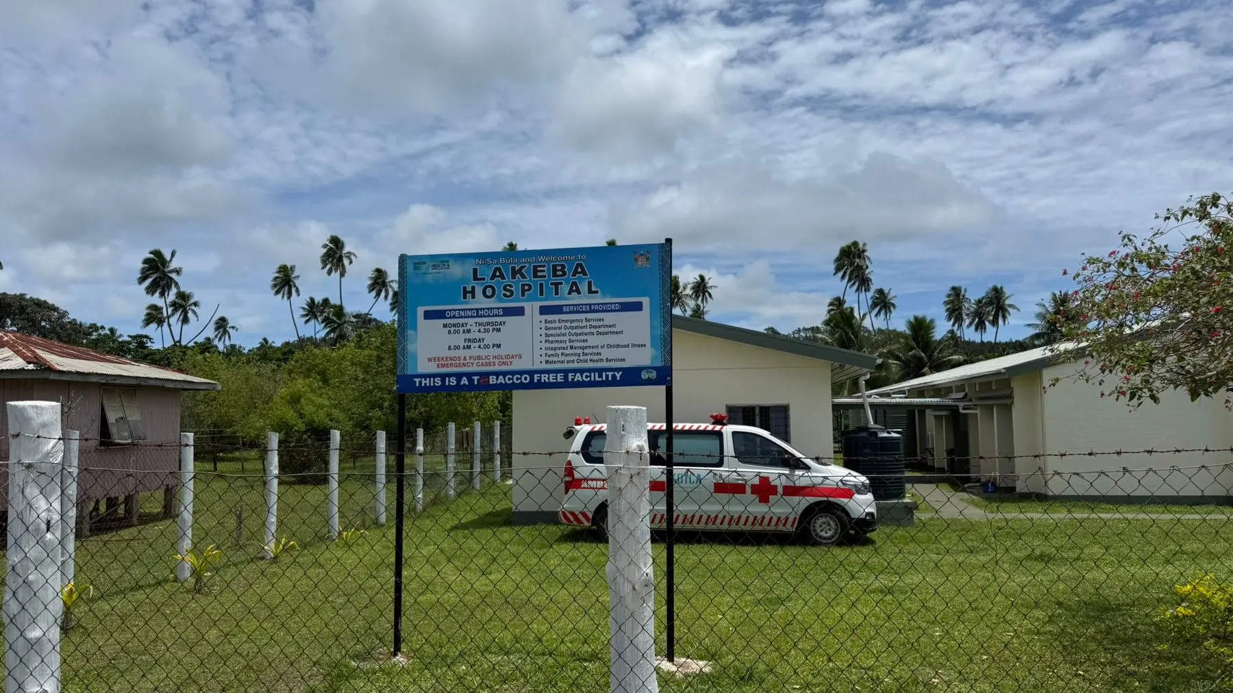 Lakeba Hospital in Lau.