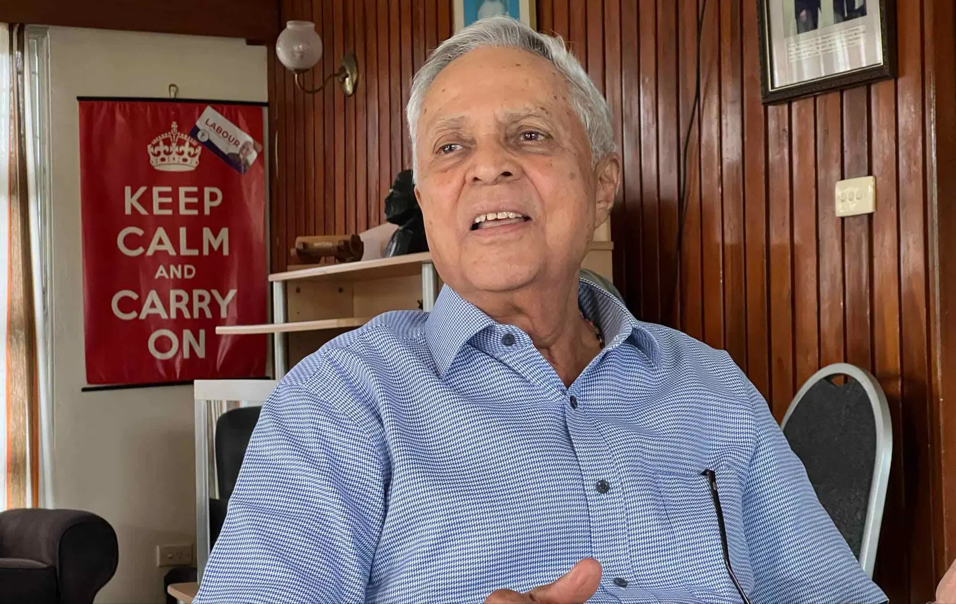 Fiji Labour Party leader Mahendra Chaudhry.