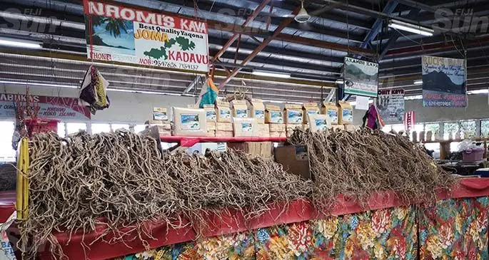 Naomi’s Kava, a vendor at the Suva muncipal Market. Photo: Laiseana Nasiga