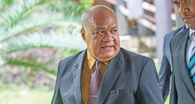 Chief Justice Salesi Temo. Photo: Leon Lord
