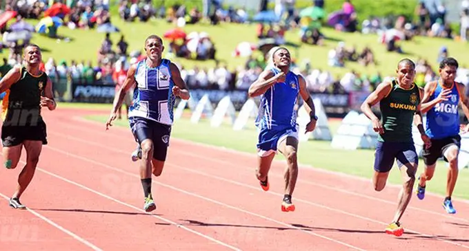 Suva Zone 1 Senior Boys 100m Fnal