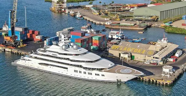 Amadea at the Lautoka Port last year. Photo: Leon Lord