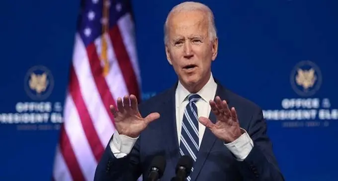 US President-elect Joe Biden.