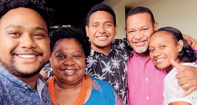 In happier times with her family, (from left) youngest son Robert Chairo Vukialau, the late Sera Rokocavui Vukialau, Tevita Seth Vukialau, husband Sisa Vuni Vukialau and eldest daughter Ruth Grace Vukialau.