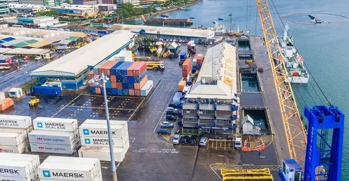Aerial view of Suva Port. Photo: Fiji Ports Terminal Limited