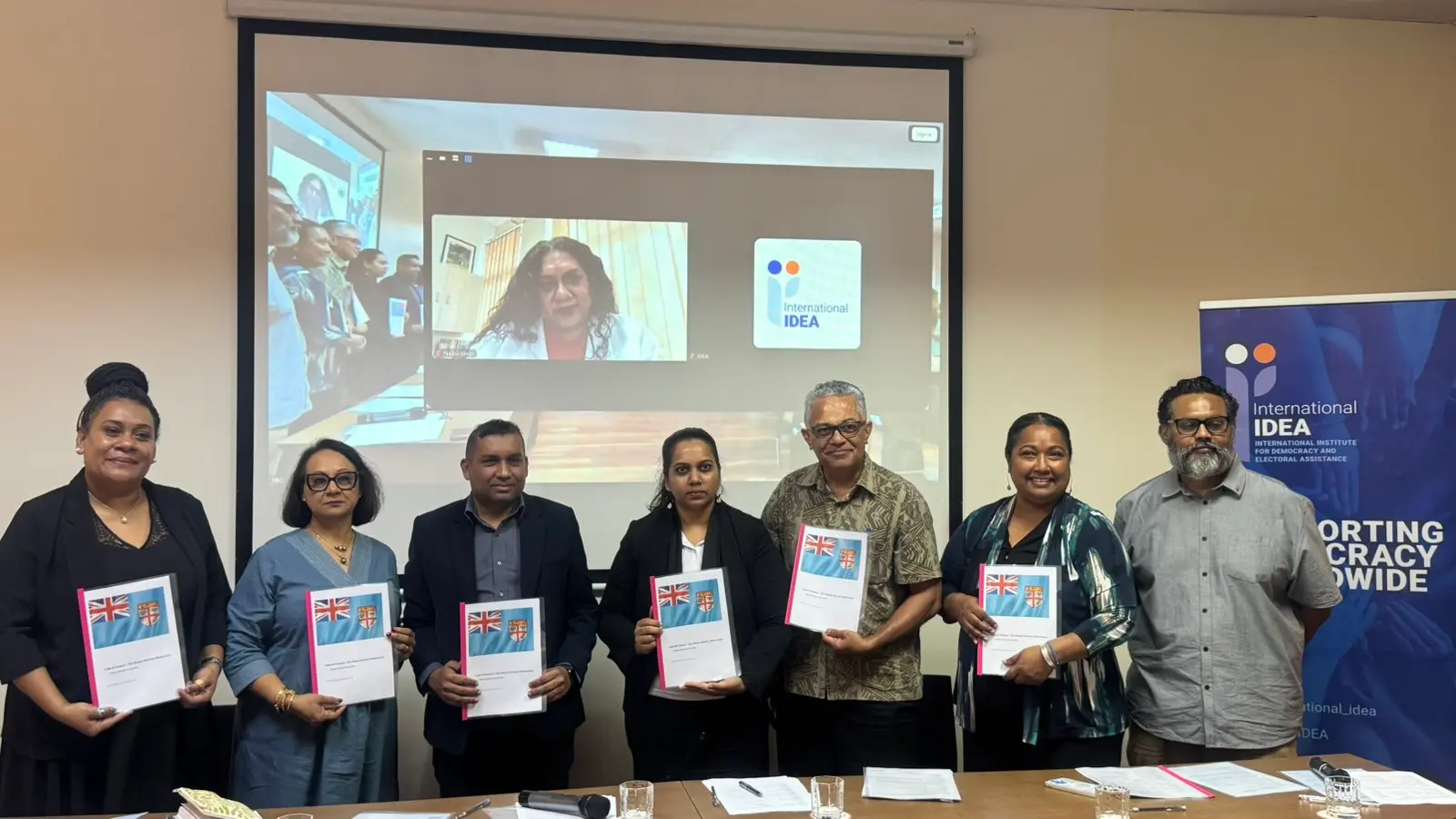 Seven civil society organisations signed a MOU establishing the Citizens’ Observer Group (COG). Photo: Asenaca Ratu
