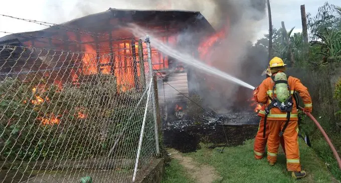 One of the many houses that was destroyed by fire this year so far. Photo: Ronald Kumar