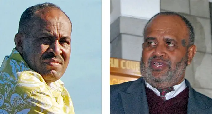 Ifereimi Vasu (left) and Peniasi Kunatuba.