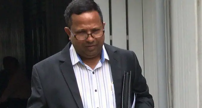  Mohammed Nouzab Fareed outside the Magistrates Court in Suva on February 25, 2020. Photo: Ashna Kumar
