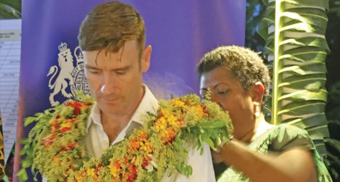 British High Commissioner, Dr Brian Jones during the fundraising event on March 17, 2023. Photo: Jone Salusalu