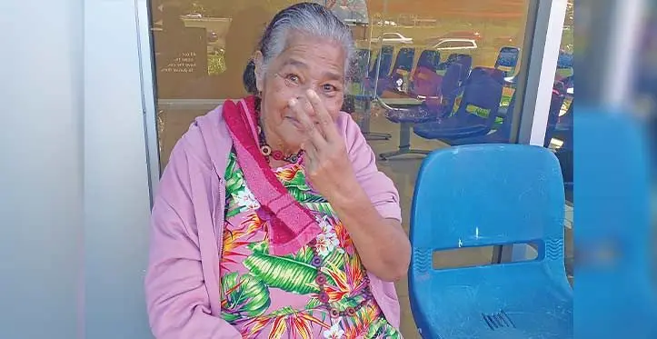 Makelesi Salelelew of Valelevu Hart after her medical check-up at Sai Sanjeevani Medical Centre. Photo: Ana Masere