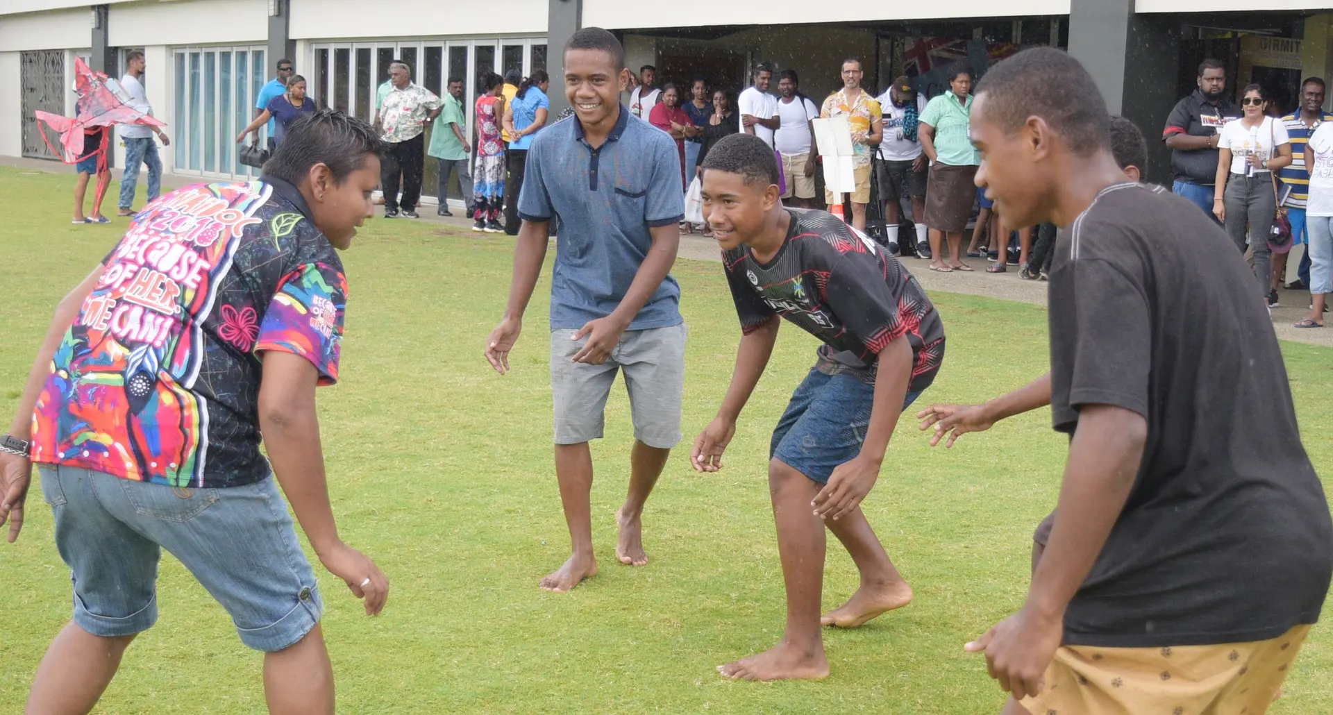 Kabaddi competition during the Girmit Sports Day at Albert Park in Suva on May 13, 2023. Photo: Ronald Kumar.