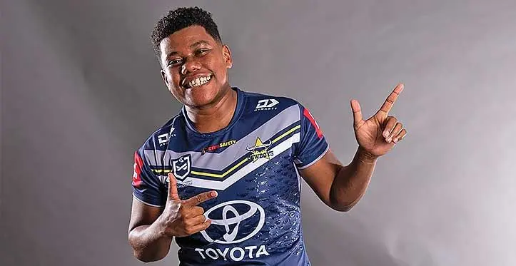 Former Fijiana Drua star winger Vitalina Naikore.